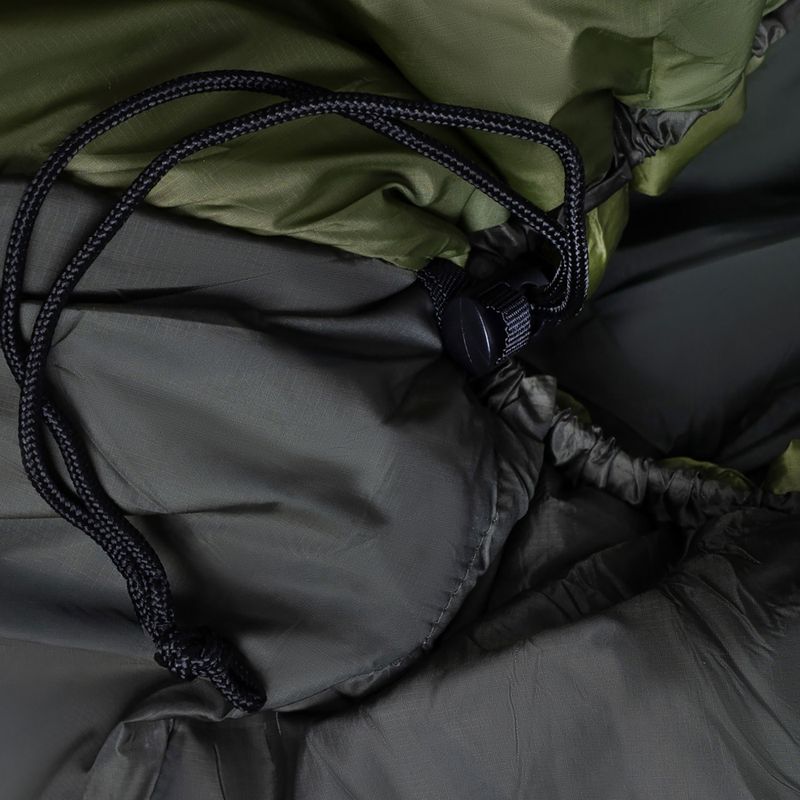 Alpinus Ultralight 1000 spací vak ľavý zelený 3