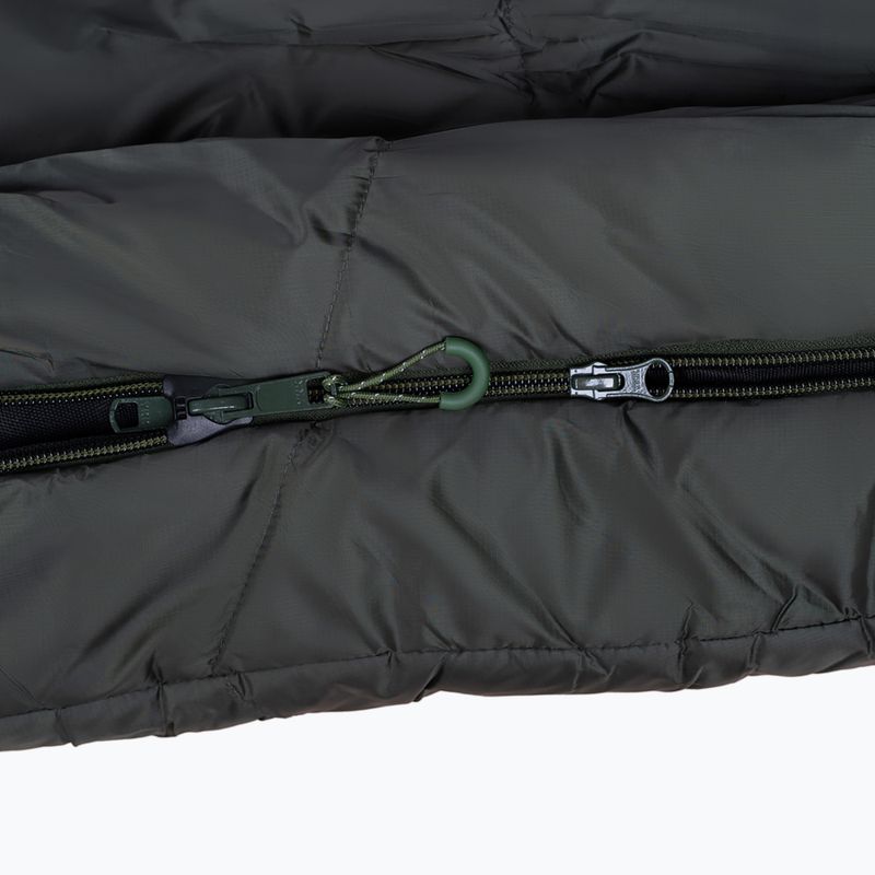 Alpinus Ultralight 1000 spací vak ľavý zelený 4