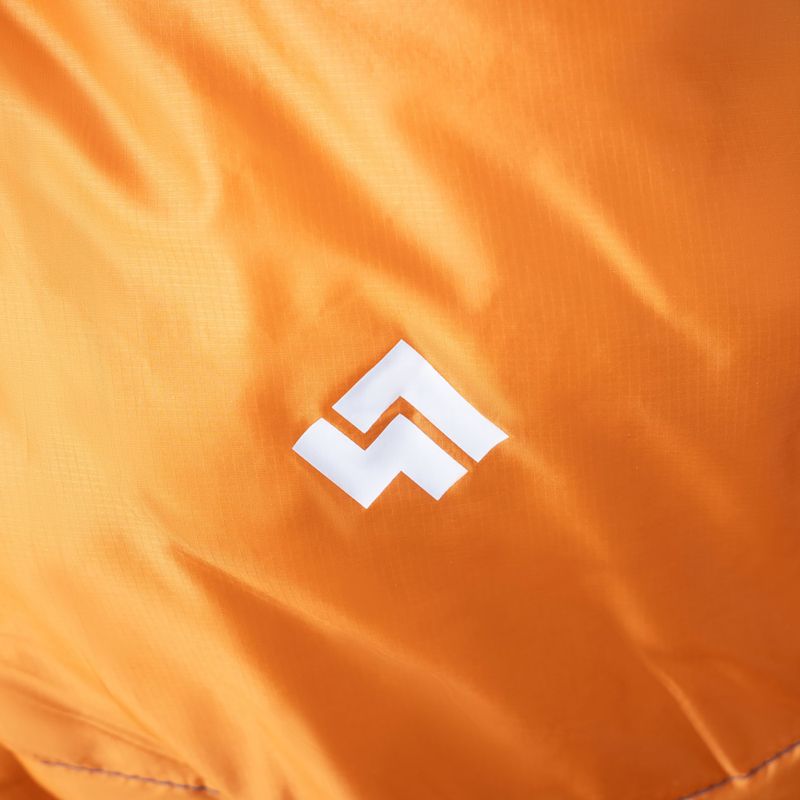 Alpinus Ultralight 850 spací vak ľavý oranžový/zelený 6