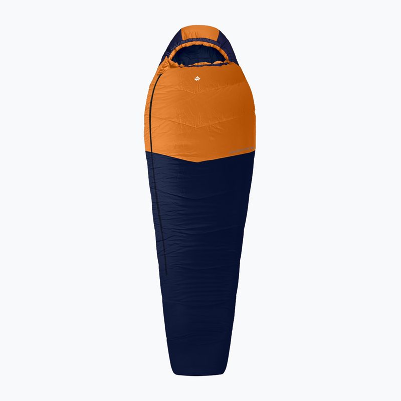 Spací vak Alpinus Ultralight 850 pravý oranžový/zelený
