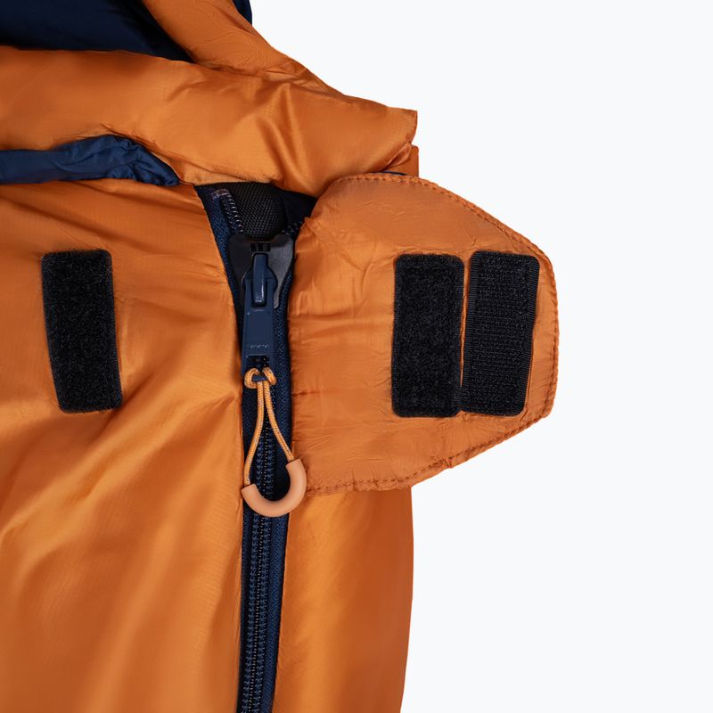 Spací vak Alpinus Ultralight 850 pravý oranžový/zelený 3