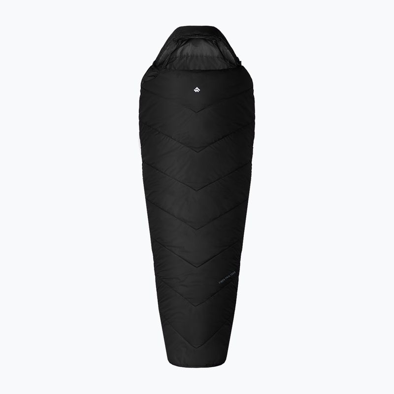 Spací vak Alpinus Fiber Pro 1300 pravý antracitový