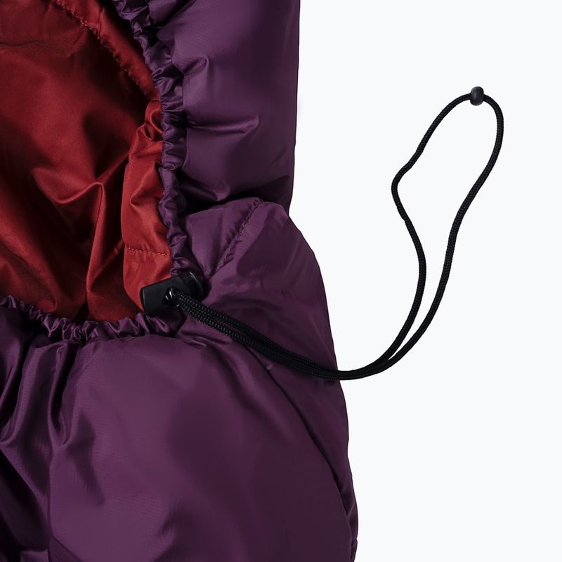 Spací vak Alpinus Fiber Pro 1100 ľavý bordový 2