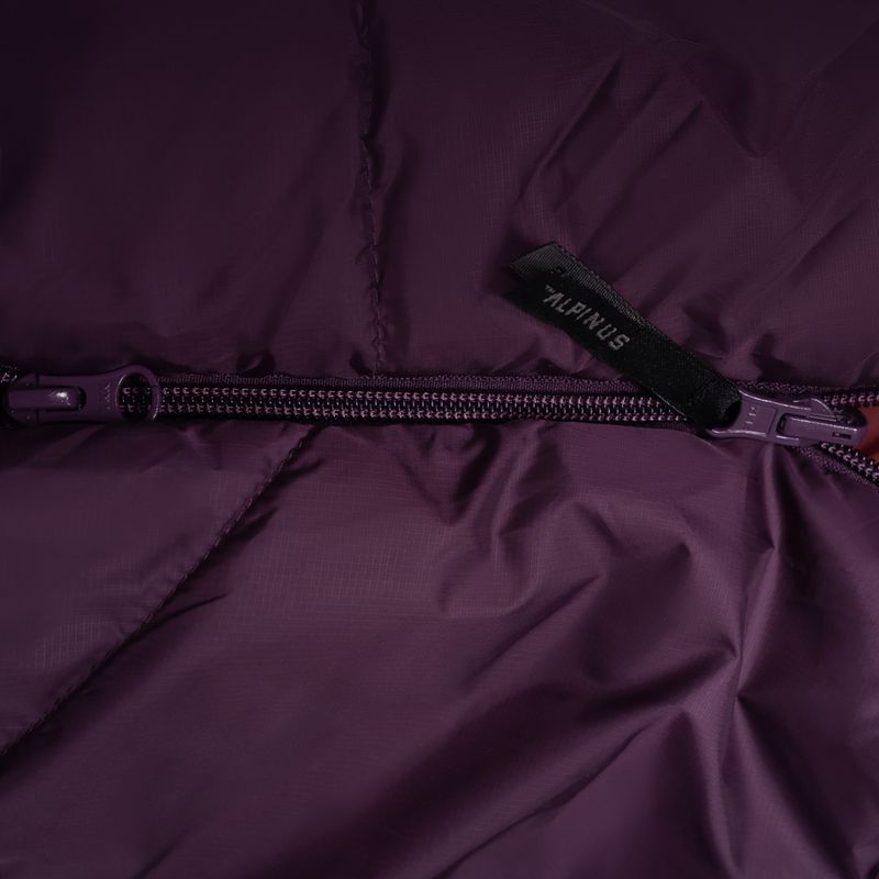 Spací vak Alpinus Fiber Pro 1100 ľavý bordový 4