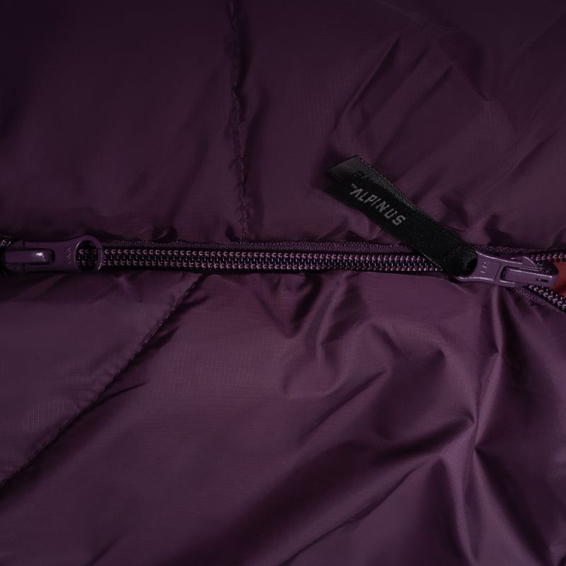 Spací vak Alpinus Fiber Pro 1100 pravý bordový 5