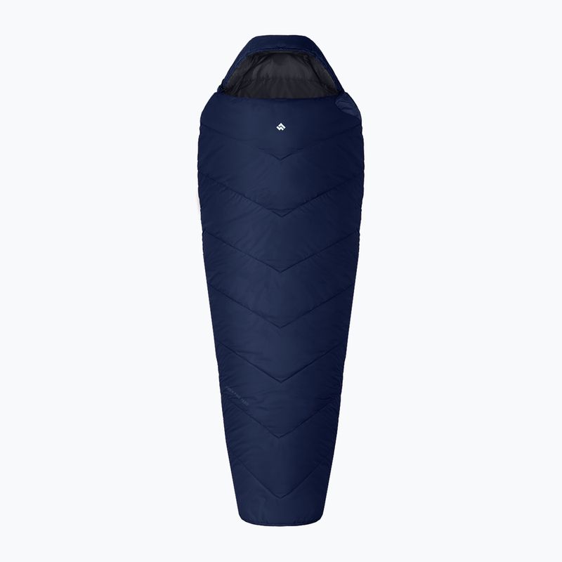 Alpinus Fiber Pro 1500 spací vak ľavý tmavomodrý