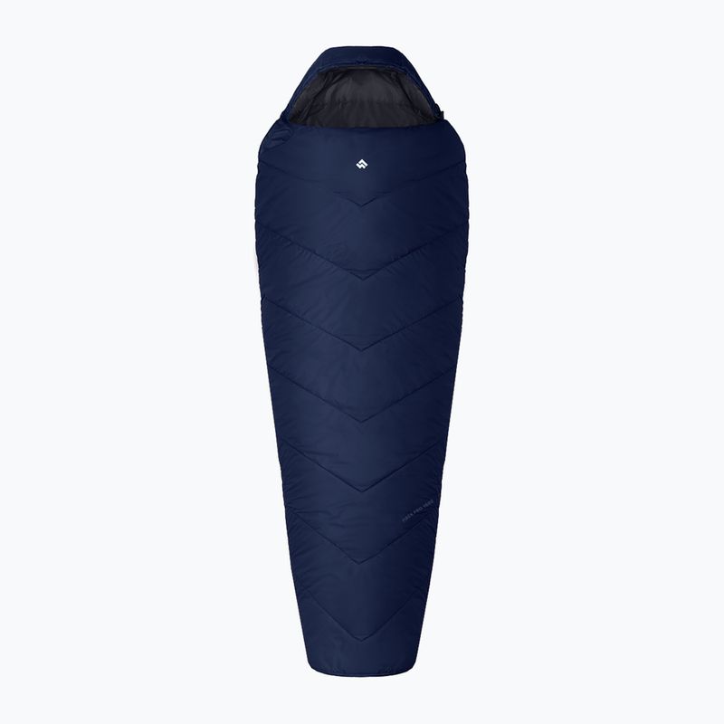 Spací vak Alpinus Fiber Pro 1500 pravý tmavomodrý