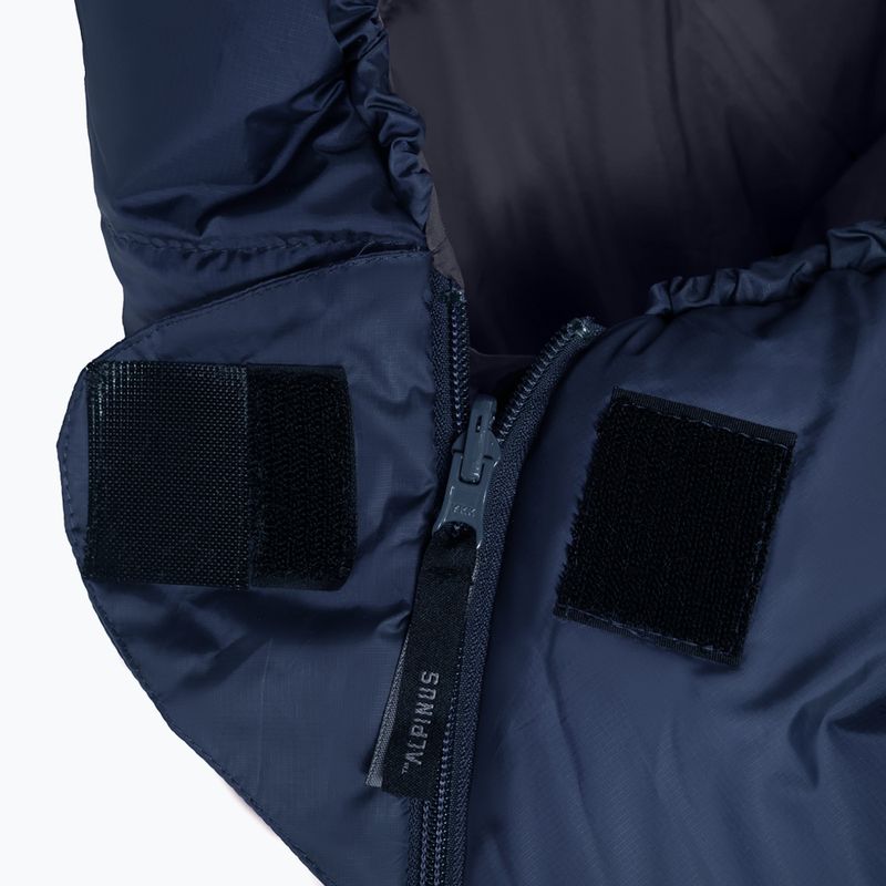 Spací vak Alpinus Fiber Pro 1500 pravý tmavomodrý 3