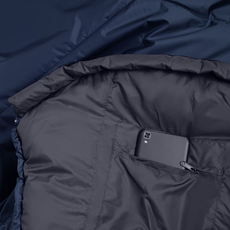 Spací vak Alpinus Fiber Pro 1500 pravý tmavomodrý 5
