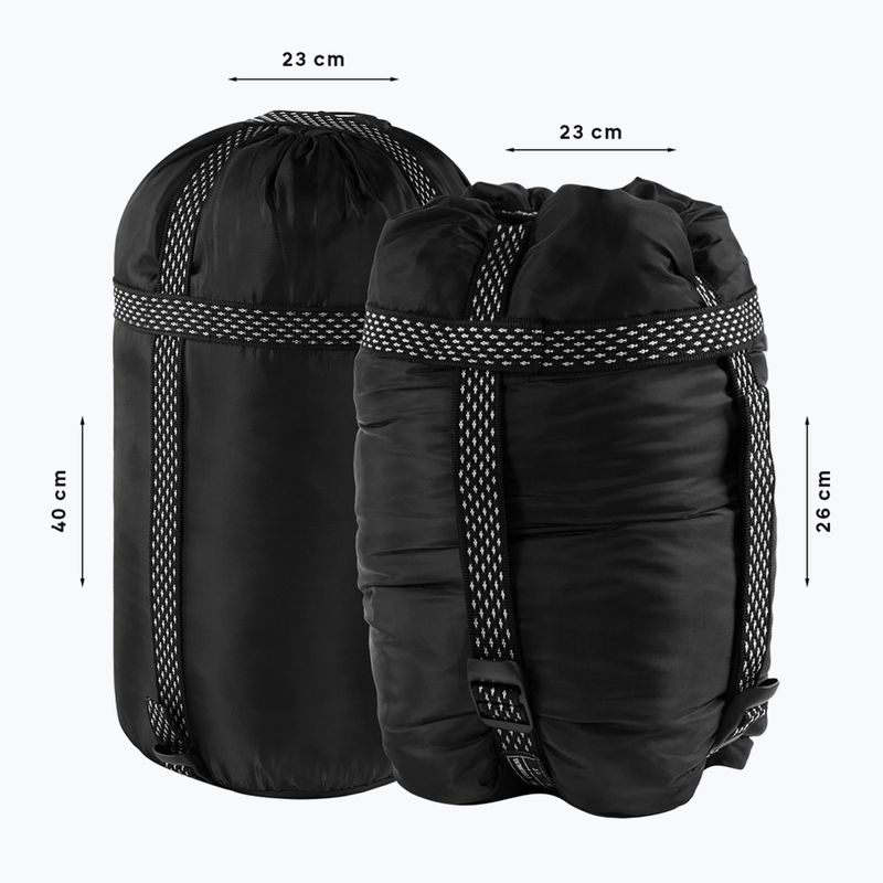 Spací vak Alpinus Fiber Pro 1500 pravý tmavomodrý 7
