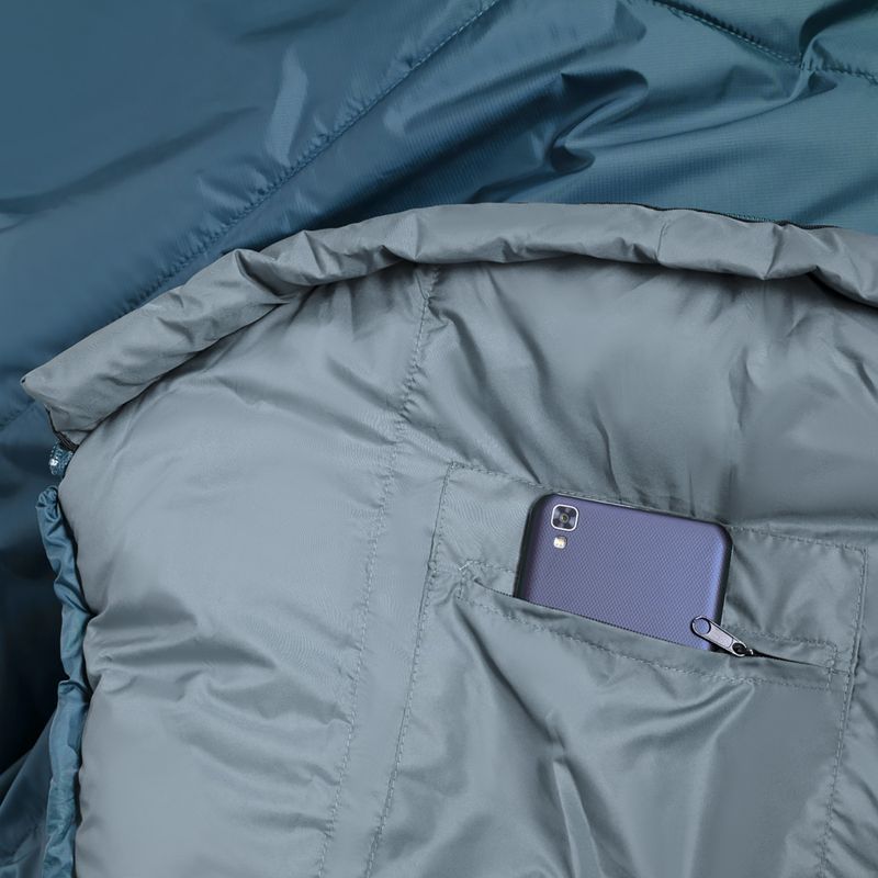 Spací vak Alpinus Fiber Pro 1300 pravý šalvia 5