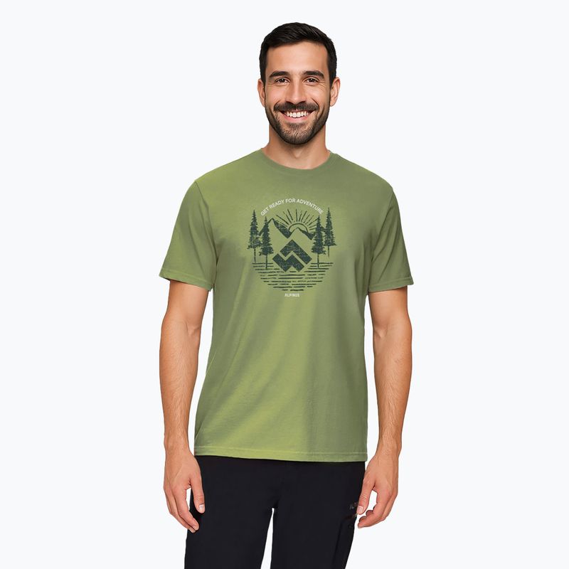 Pánske tričko Alpinus Kitreli green