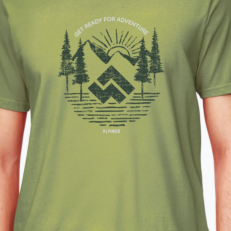 Pánske tričko Alpinus Kitreli green 3