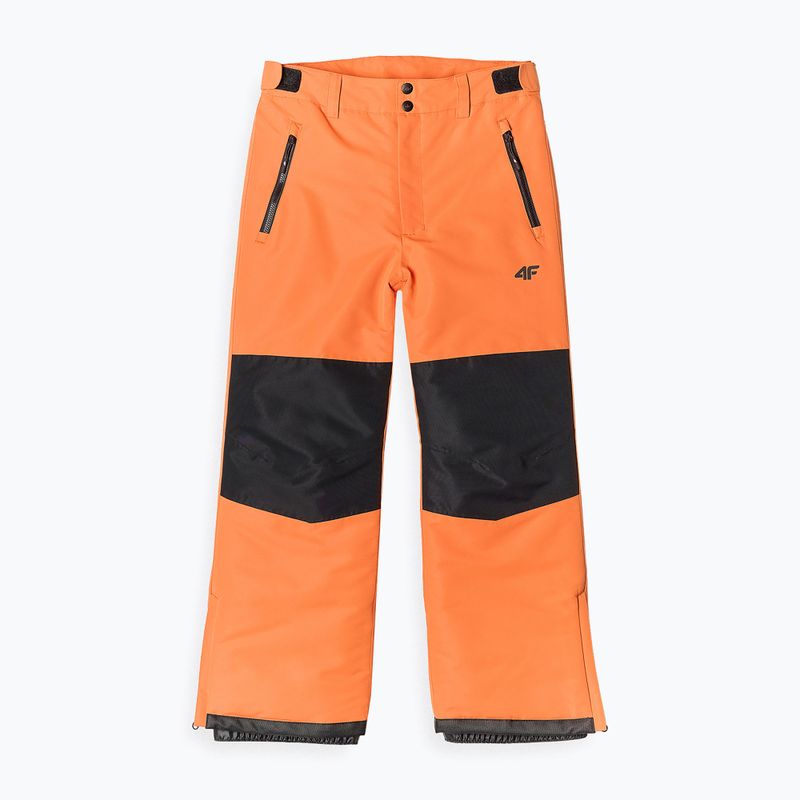 Detské snowboardové nohavice 4F FNK M658 orange