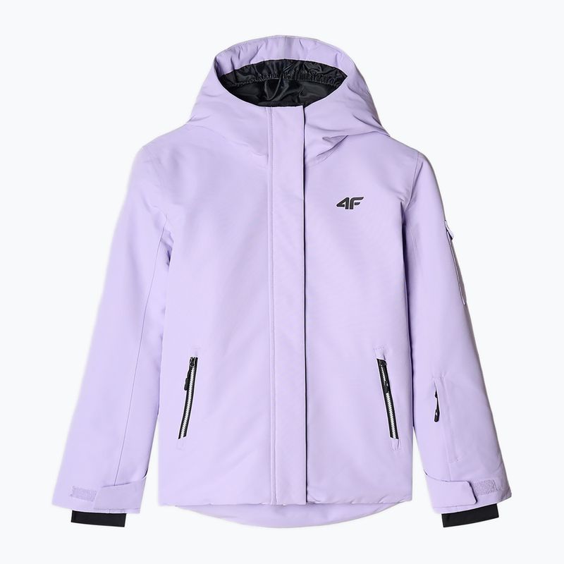 Detská snowboardová bunda 4F F549 light violet