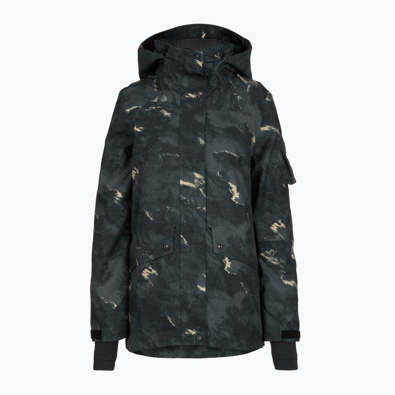Dámska snowboardová bunda 4F F586 multicolor allover