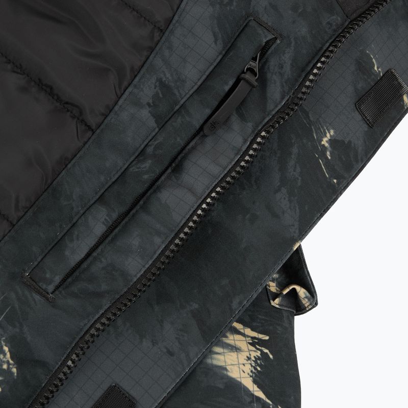 Pánska snowboardová bunda 4F M509 multicolor allover 7