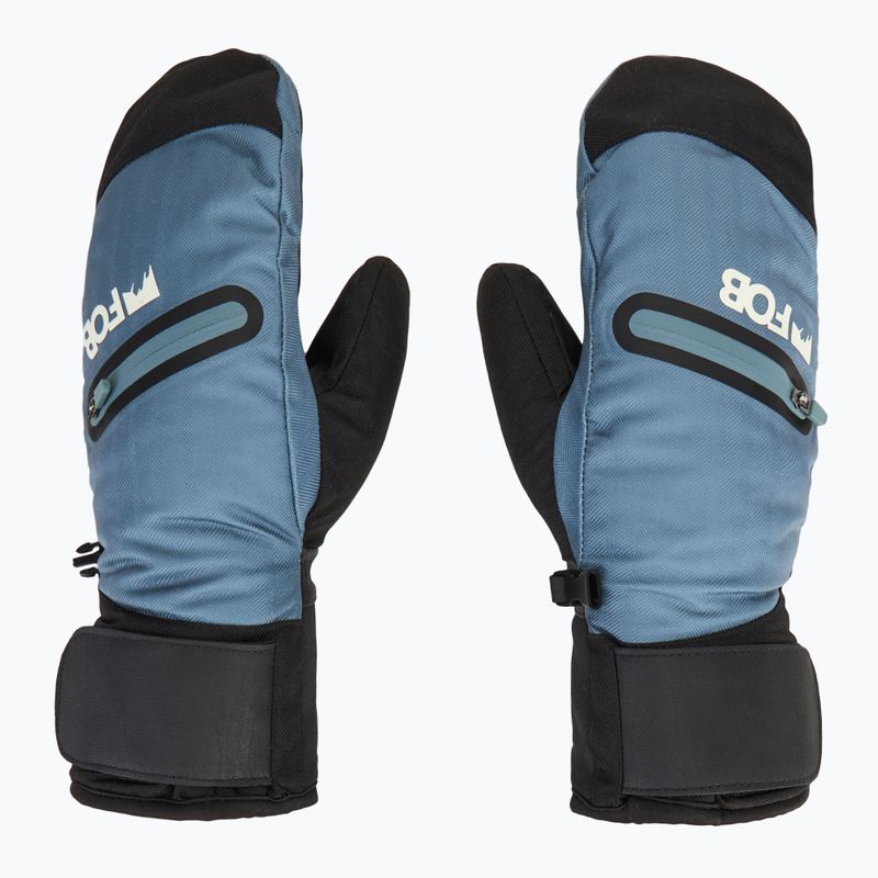 Dámske snowboardové rukavice 4F FNK F146 denim 2