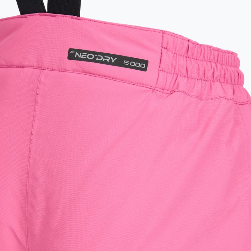Detské lyžiarske nohavice 4F Fnk F0948 fuchsia 6
