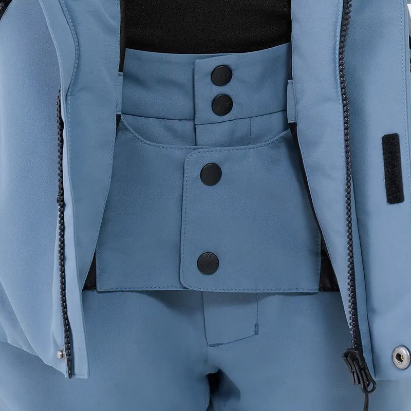 Detská snowboardová bunda 4F M0838 denim 4