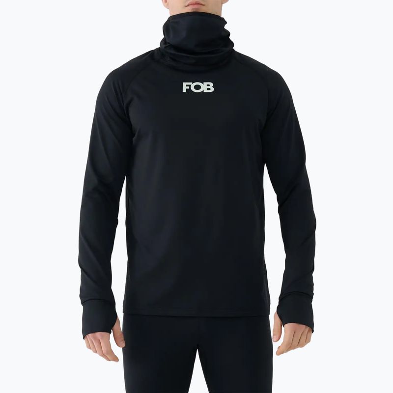 Pánske termo tričko longsleeve 4F M089 deep black