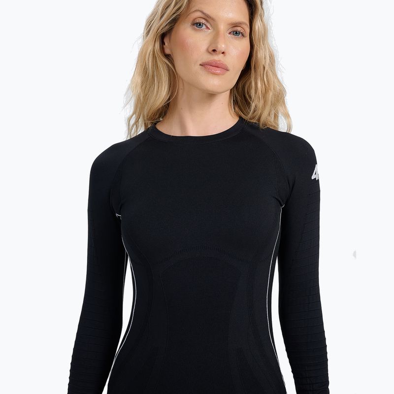 Dámska termoaktívna mikina 4F F203 deep black 5