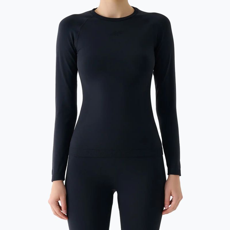 Dámska termoaktívna mikina 4F F220 deep black