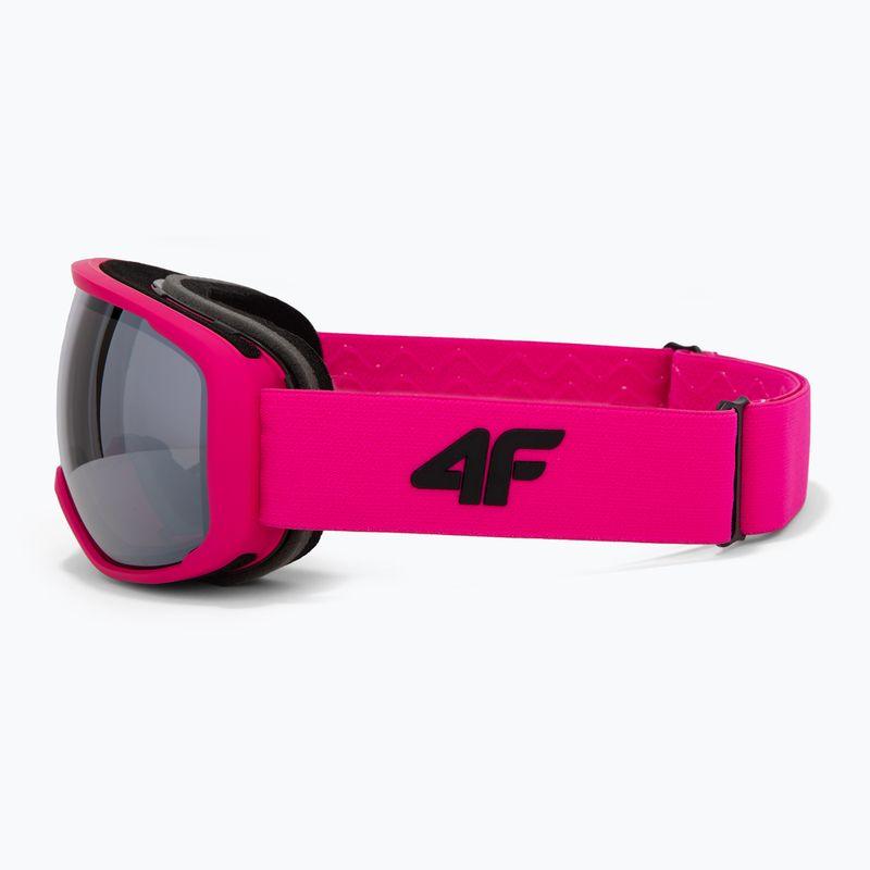 Detské lyžiarske okuliare 4F U067 hot pink neon 4