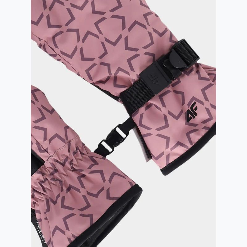 Detské lyžiarske rukavice 4F Fnk F198 pink 2