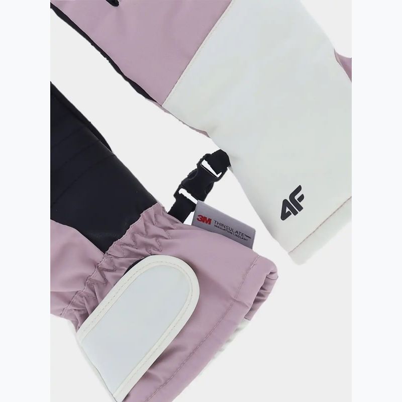 Detské lyžiarske rukavice 4F Fnk U189 light pink 2
