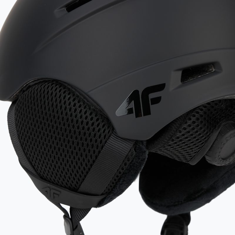 Detská lyžiarska prilba 4F U097 Jr black 7