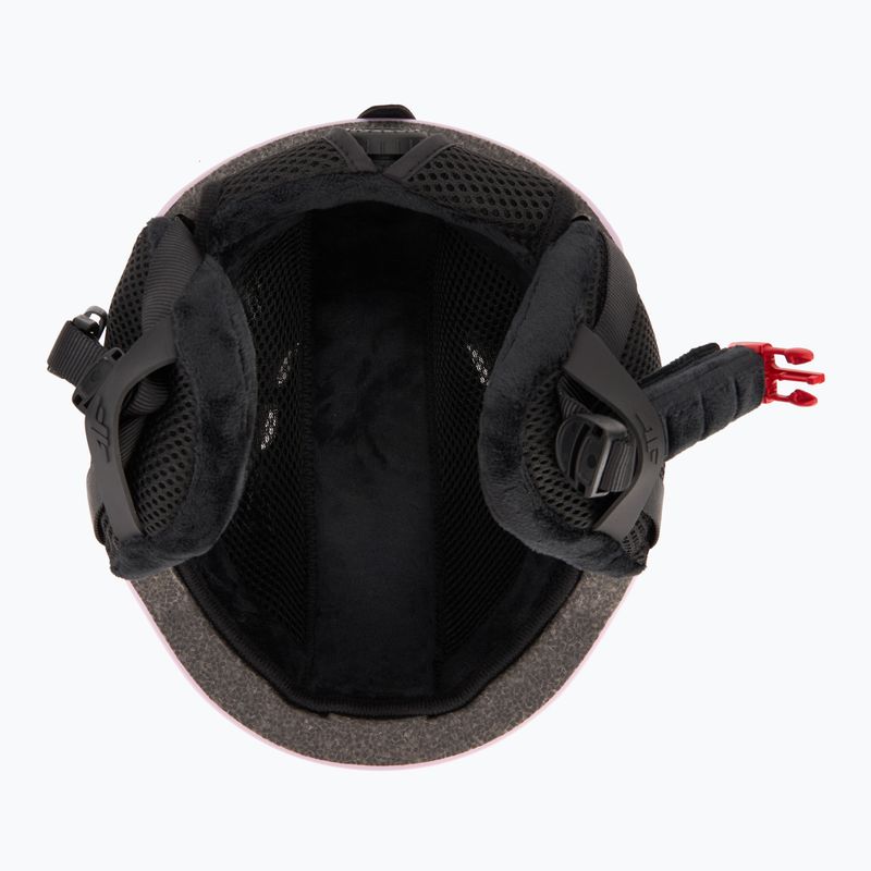 Detská lyžiarska prilba 4F U097 Jr light pink 5