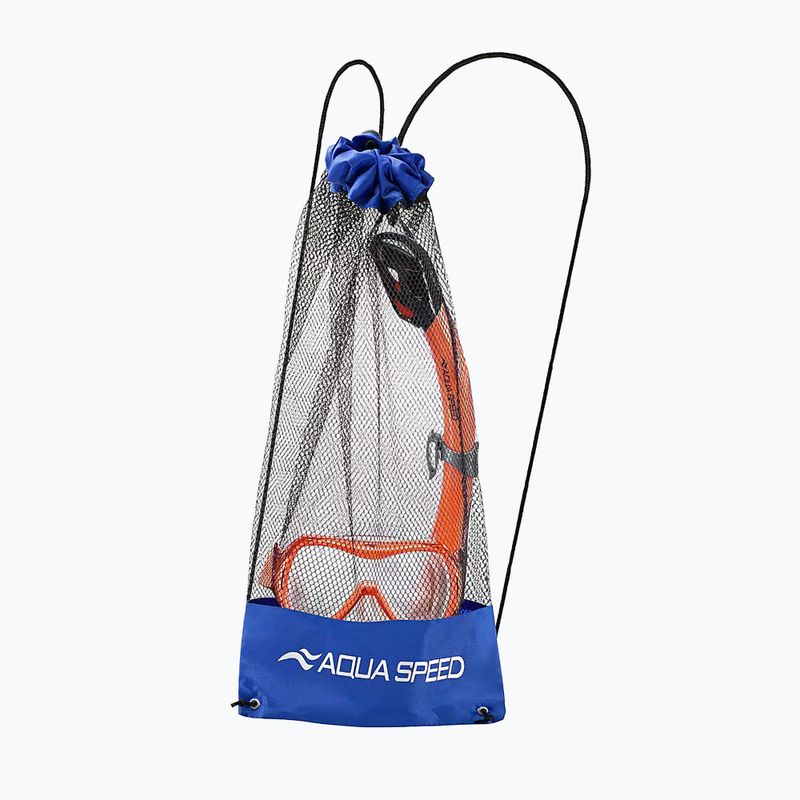 Detský set na potápanie AQUA-SPEED Alize FS + Samos + Mesh orange 2