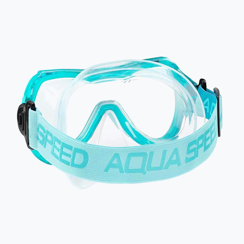 Detský set na potápanie AQUA-SPEED Alize FS + Samos + Mesh turquise 5