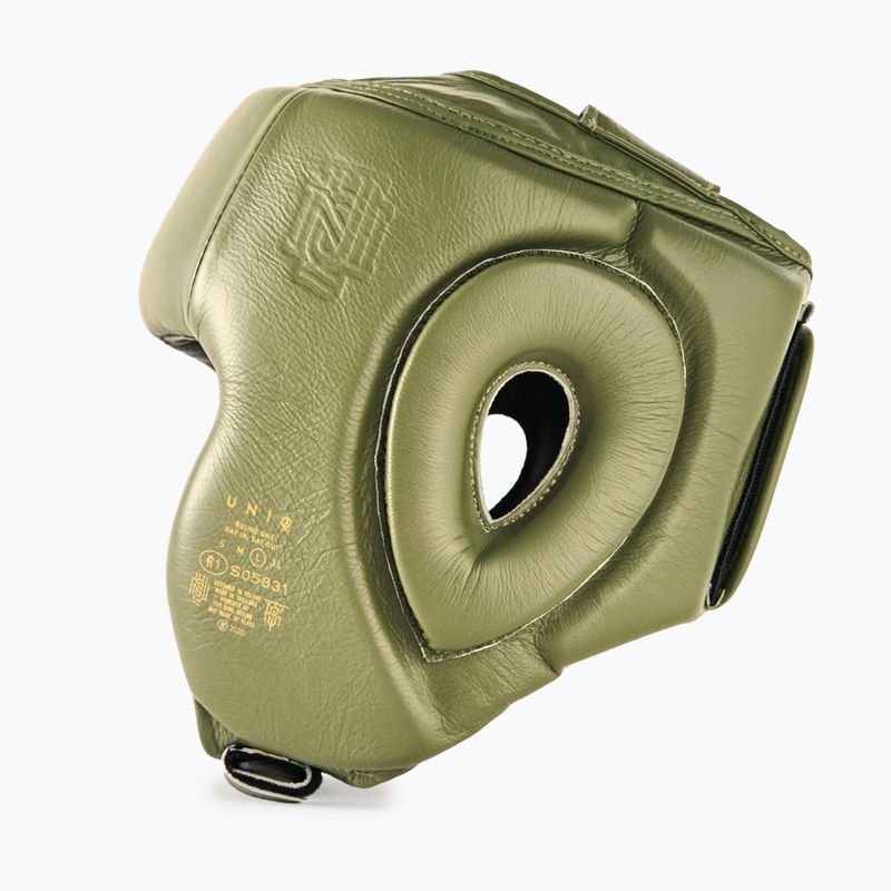 Boxerská prilba UNIQ Competition classic khaki 2