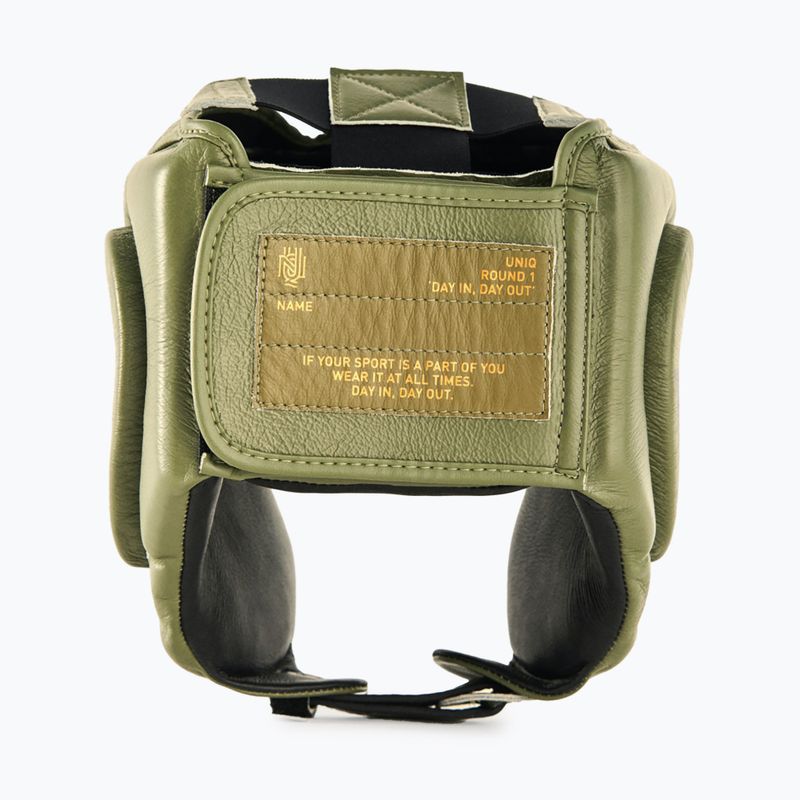 Boxerská prilba UNIQ Competition classic khaki 3