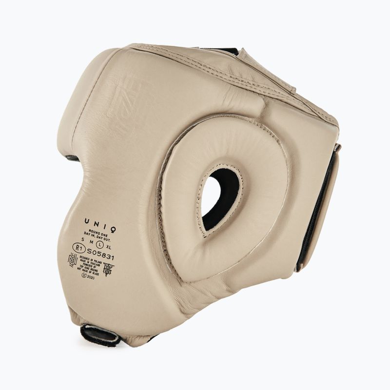 Boxerská prilba UNIQ Competition classic beige 2