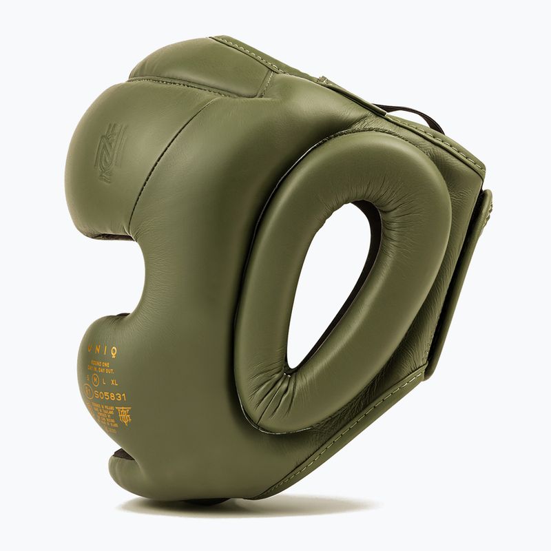 Boxerská prilba UNIQ Full Coverage classic khaki 2