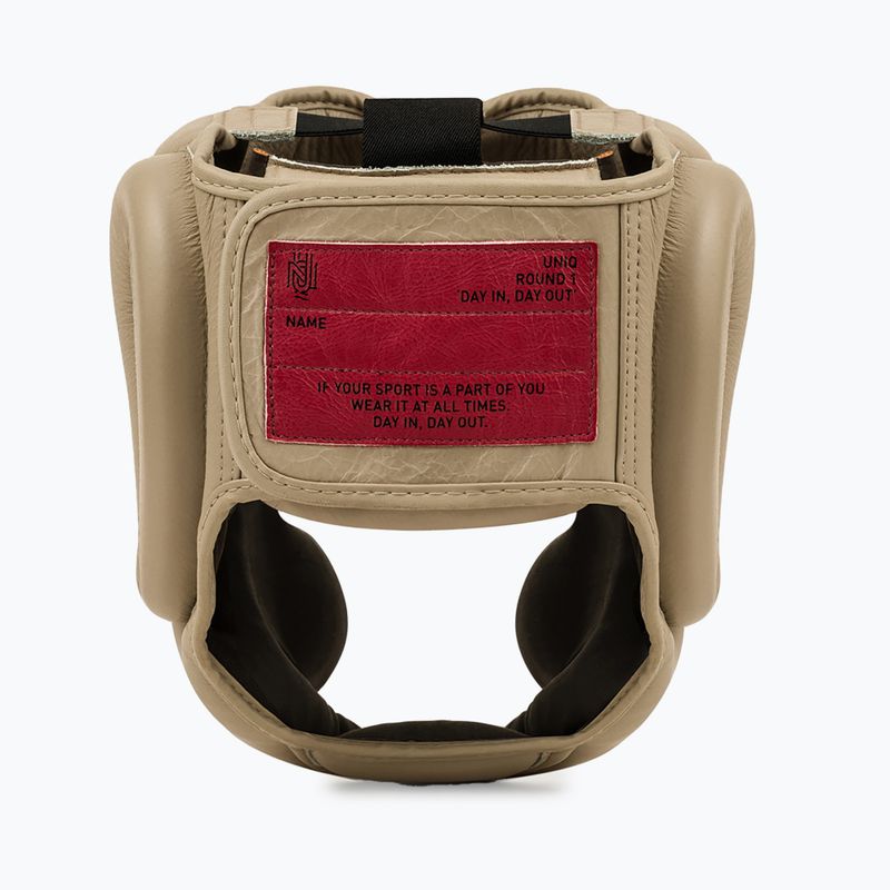 Boxerská prilba UNIQ Full Coverage classic beige 3