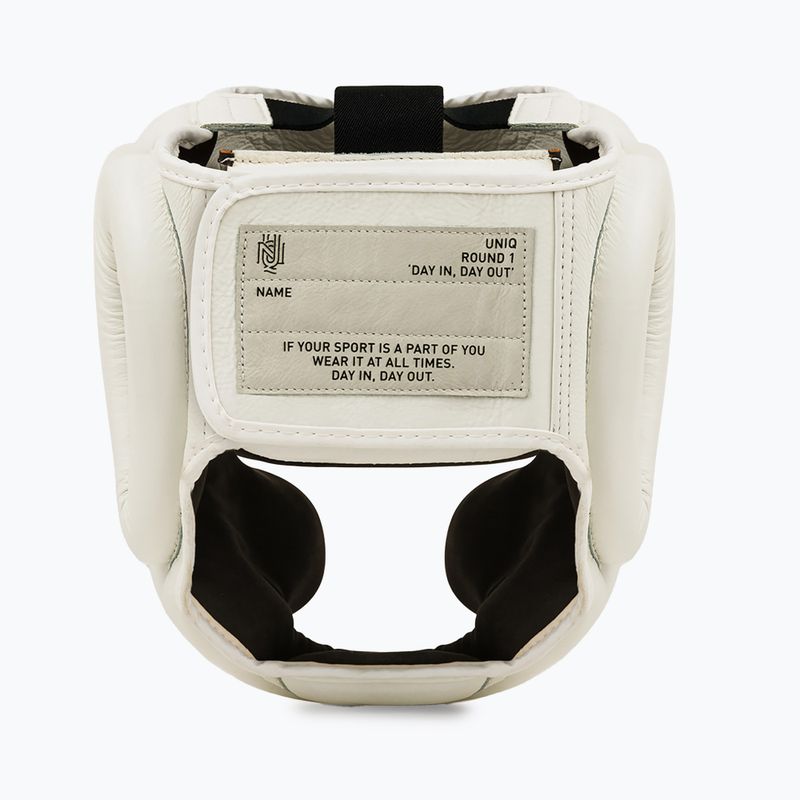 Boxerská prilba UNIQ Full Coverage technical white 3