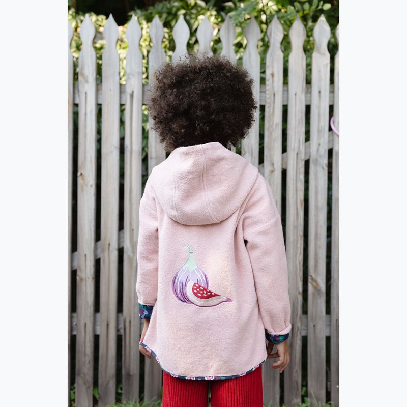 Detská fleecová mikina KID STORY Teddy dusty pink 9