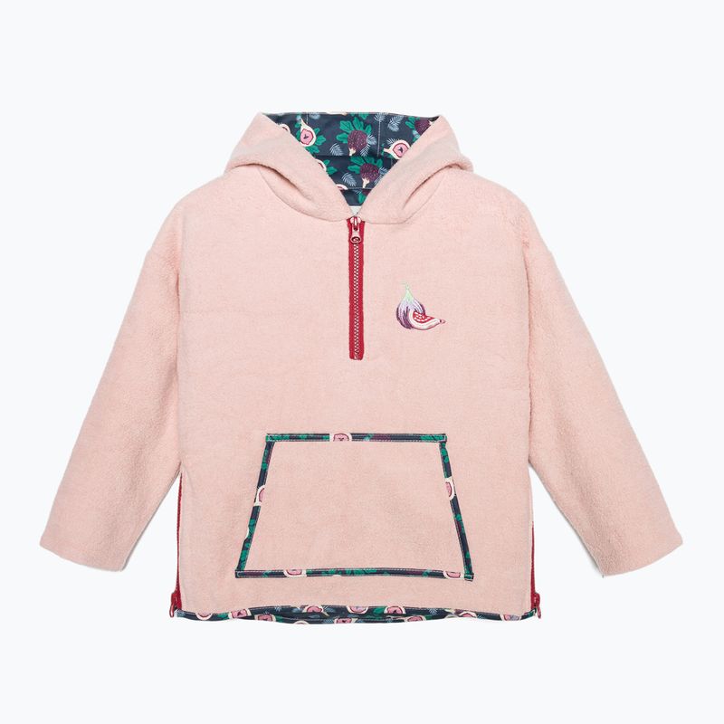 Detská fleecová mikina KID STORY Teddy dusty pink