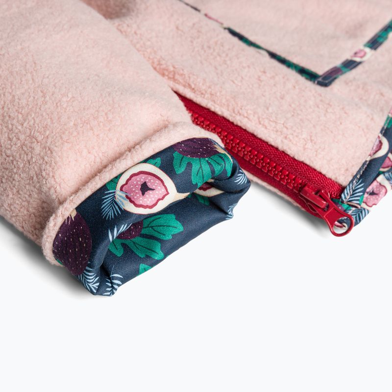 Detská fleecová mikina KID STORY Teddy dusty pink 5