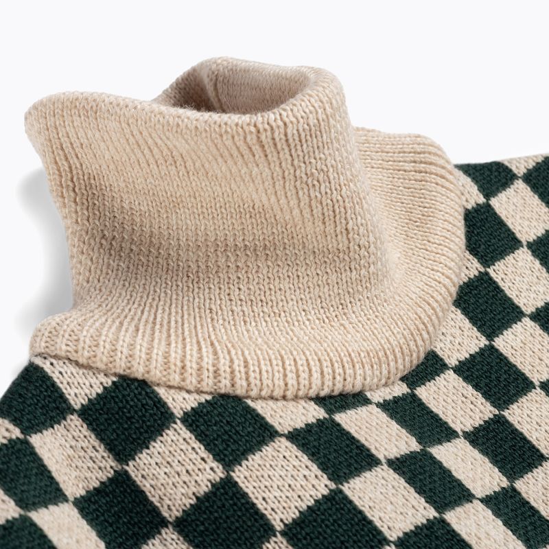 Nákrčník detský KID STORY snood Merino green chessboard 4