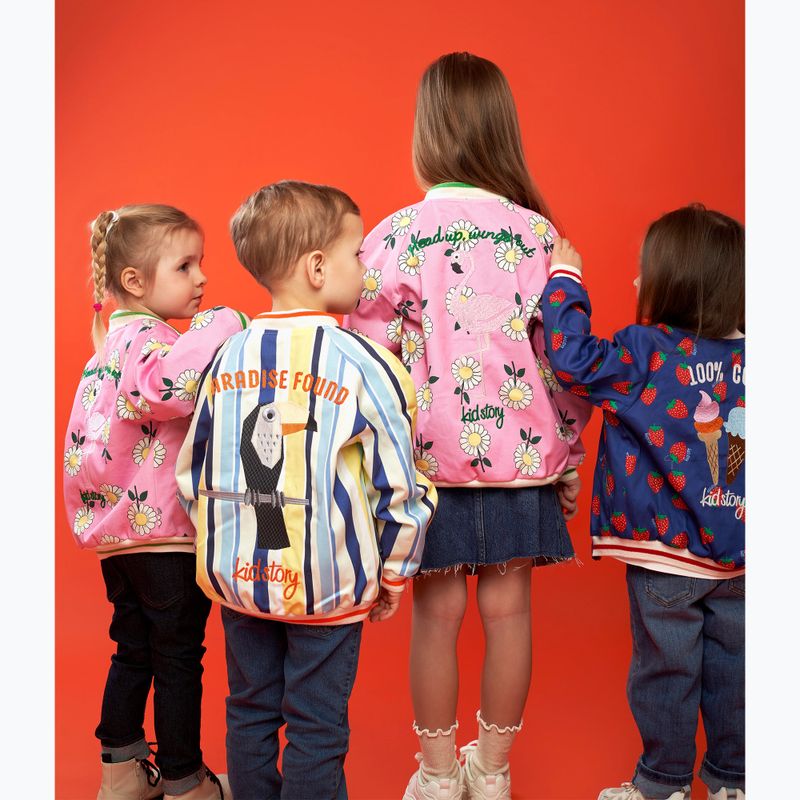 Detská bunda KID STORY Bio Finishing Bomberka daisy 10
