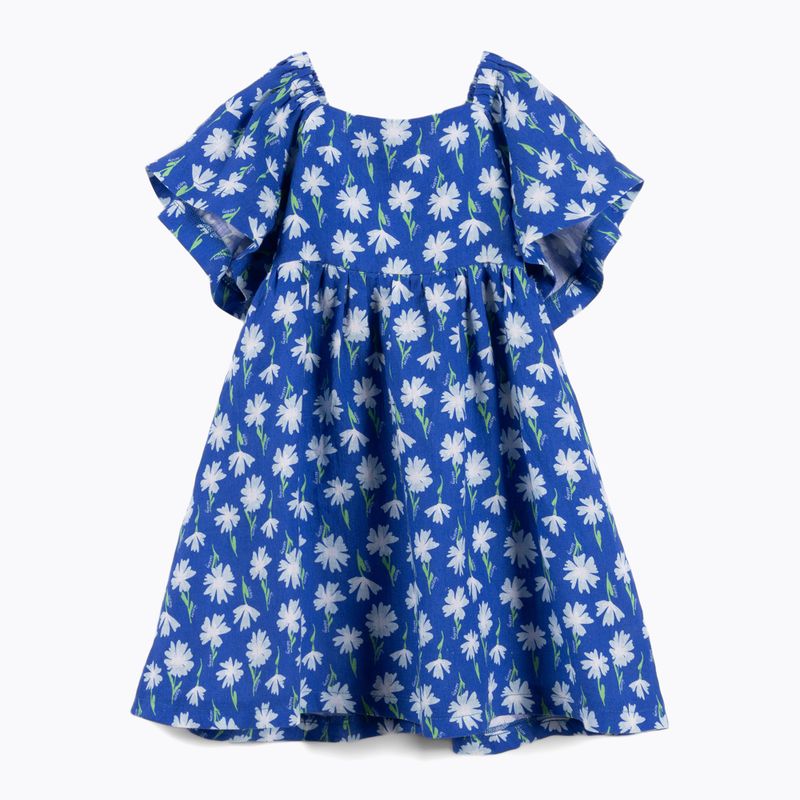 Detské šaty KID STORY Lniana blue meadow