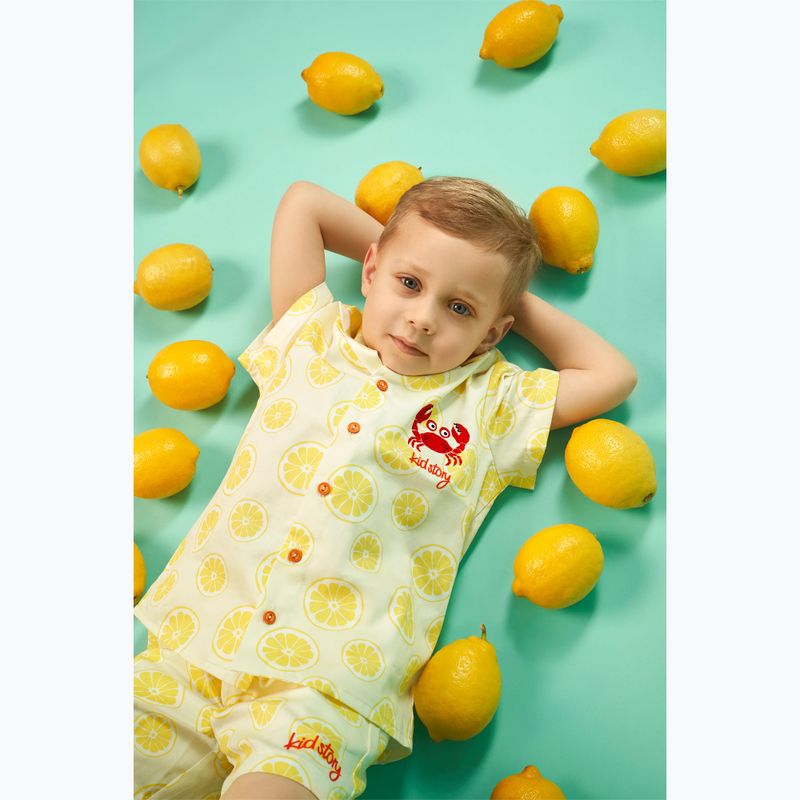 Detský komplet KID STORY Koszula i Spodenki lime paradise 12