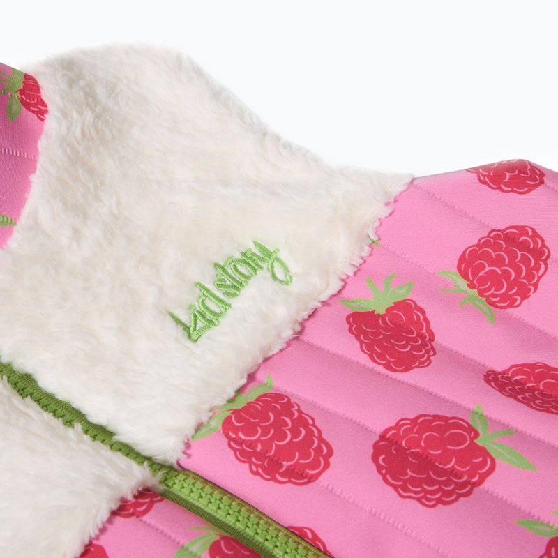 Detská vesta KID STORY Teddy raspberry blush 3