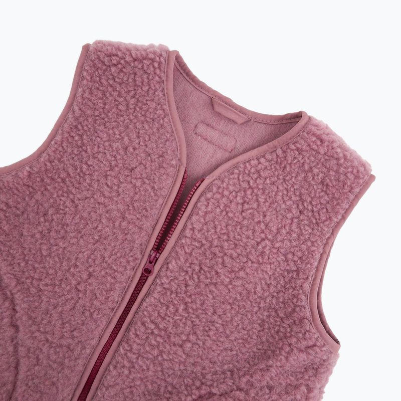 Detská vesta KID STORY Merino dusty pink 4