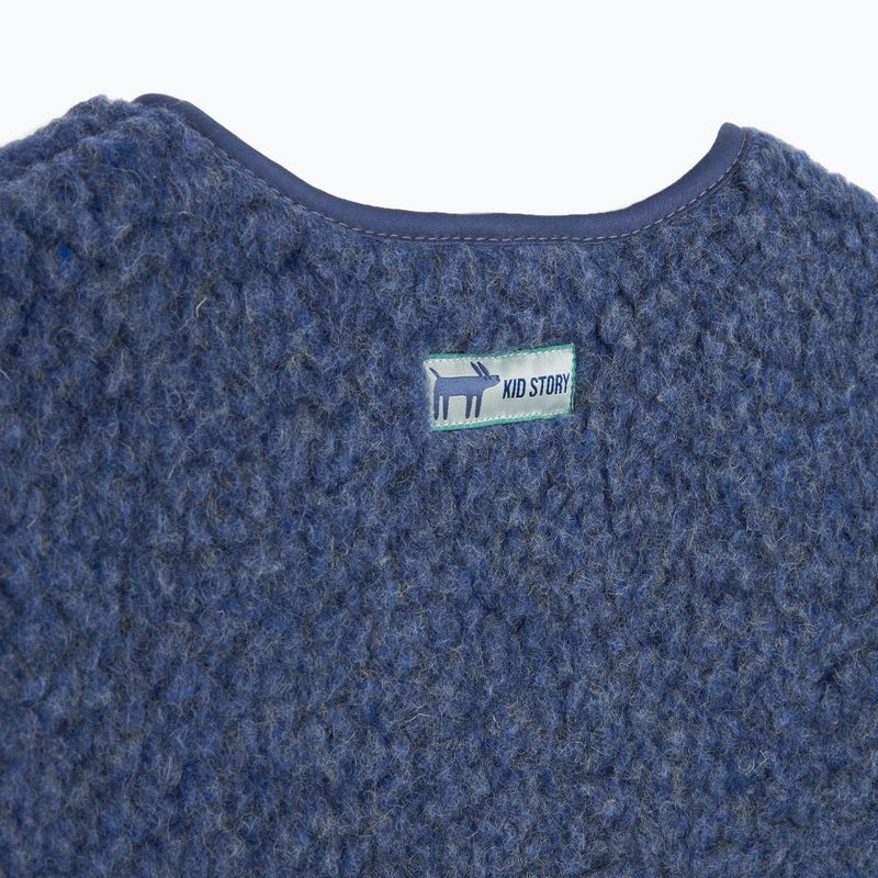 Detská vesta KID STORY Merino denim 4